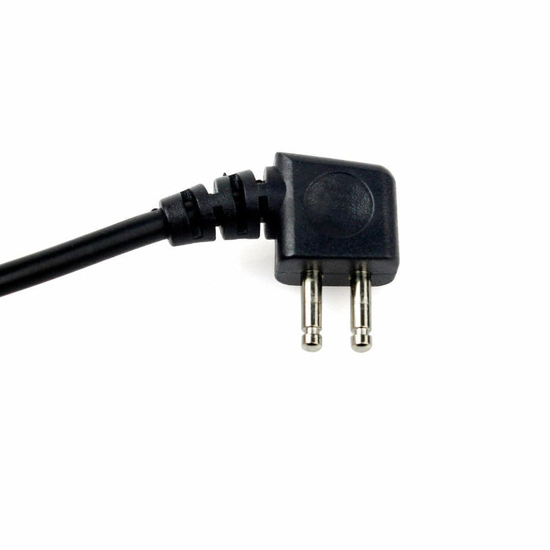 Fumei 2 Pin Boom Mic Electret Condenser Hanger Rod Microphone | Compatible with Peltor Comtac, Noise Reduction Headset
