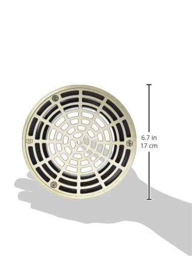 Soux Chief 832-4HNR Finish Line Adjustable Floor Drain Schlage 40 Hub Connection, 6 1/2"
