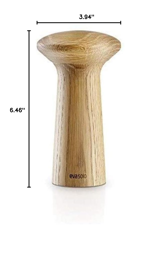 EVA SOLO - Salt & pepper mill oak - Grinder from CrushGrind, 25-year guarantee on the ceramic parts - Oak (High) High