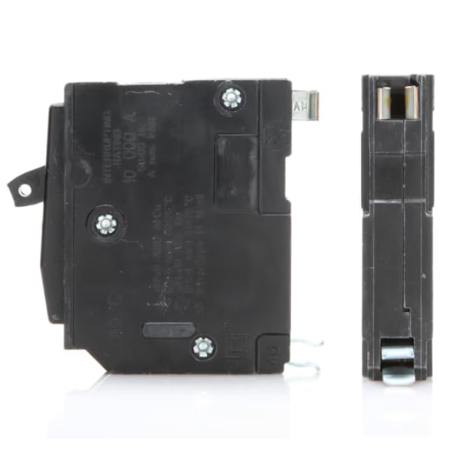 Genuine Square D QO115 QO 15 Amp Circuit Breaker Kit (2 Pack), Single Pole, 15A, 120V, 10kAIC, Plug-in for QO Load Centers & Panel Box, Visi-Trip, New Replacement 15 Amp Kit