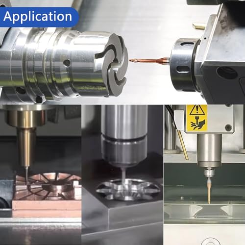 5pcs 3/32" Long Reach End Mill Square Nose Miniature 4 Flute for Steel 3/32x9/32x1/2NLx1/8x1-1/2"