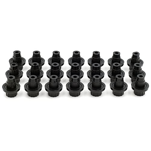 RTRHINOTUNING Black Wheel Rim Rivets Decorative Bolts 7.2 mm Shank Dia.