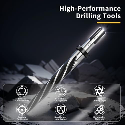 1" M2 HSS Bridge Construction Taper Reamer Drill Bit for Metal 1”