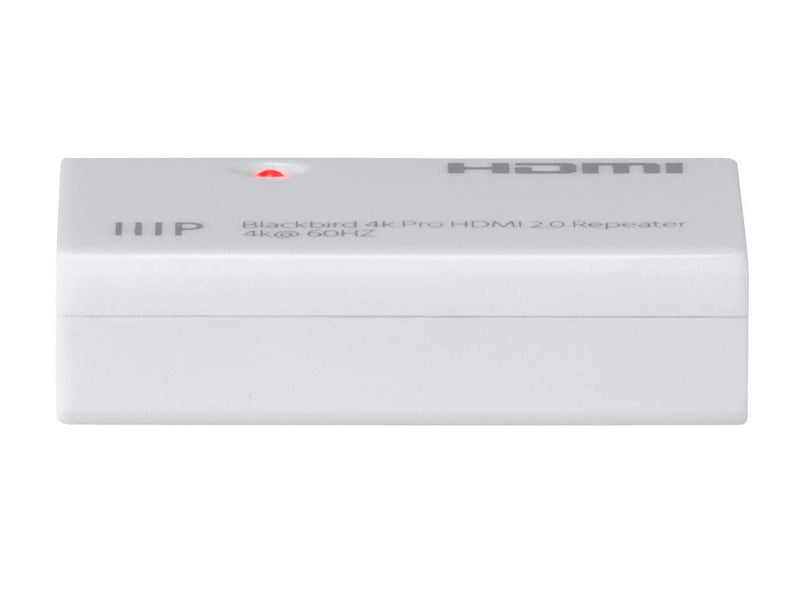 Monoprice Blackbird 4K Pro HDMI 2.0 Repeater - 4K@60Hz, Supports HLG, HDR 10, HDR 10+, and Dolby Vision, YCbCr 4:4:4, Black