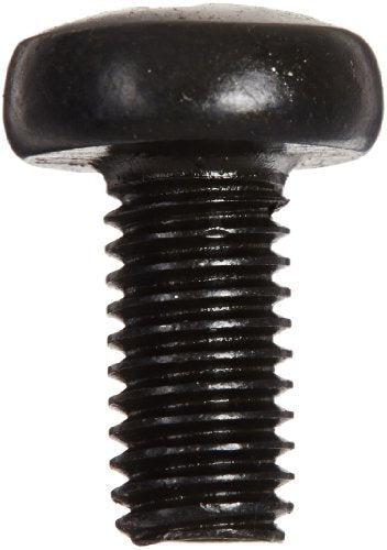 Small Parts M510D7985AB Steel Pan Head Machine Screw, Black Oxide Finish, Meets DIN 7985, #2 Phillips Drive, M5-0.8 Thread Size, 10 mm Length, Fully Threaded, Import (Pack of 100)