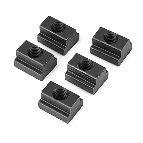 Acogedor 5Pcs M10 T-Slot Nut Black Oxide Finish for Aluminum Extrusion
