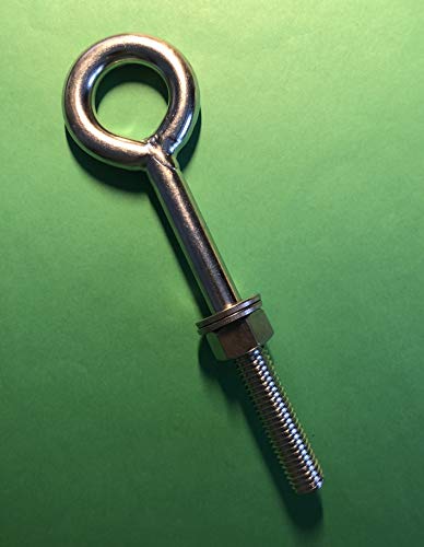 US STAINLESS Stainless Steel 316 Eye Bolt 5/8" x 8" UNC Short Thread Marine Grade Pitch of 11