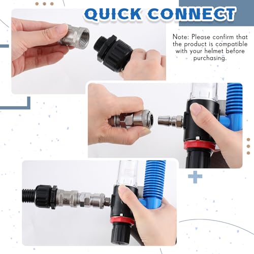 Sandblaster Thermostat for Helmet Air Supply Regulator, Portable