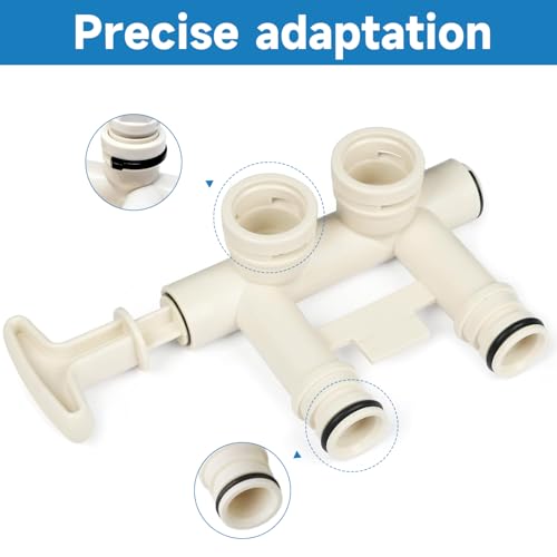 Water Softener Clip Kit Compatible with GE Kenmore Whirlpool Morton WHES30 M34 MSD27 Replace#: 7337563 7337571 7170288 7116713，15/16” O-Ring Kit and Fit 3/4” Valves