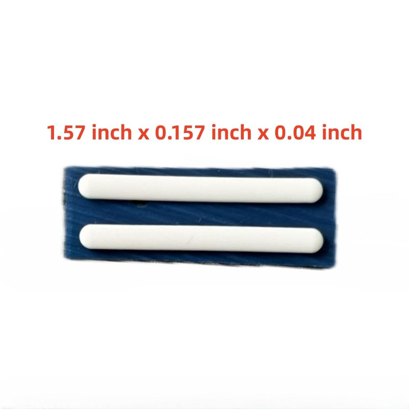 Laptop Bottom Rubber Feet Strips Replacement for DELL XPS 17 9700 9710 9720 Percision 5750 5760 5770 Bottom Case Non-Skid Bumper Rubber Foot Strips Pad White