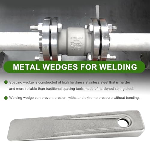 WG-5 Welding Wedge Pipe Wedge, 5 inch Steel Wedges for Leveling, Spacing Wedges for Welding Pipe Spacer Wedge for Planers, Shapers, and Other Applications, Small Metal Wedges, Wedge Tool Anchors