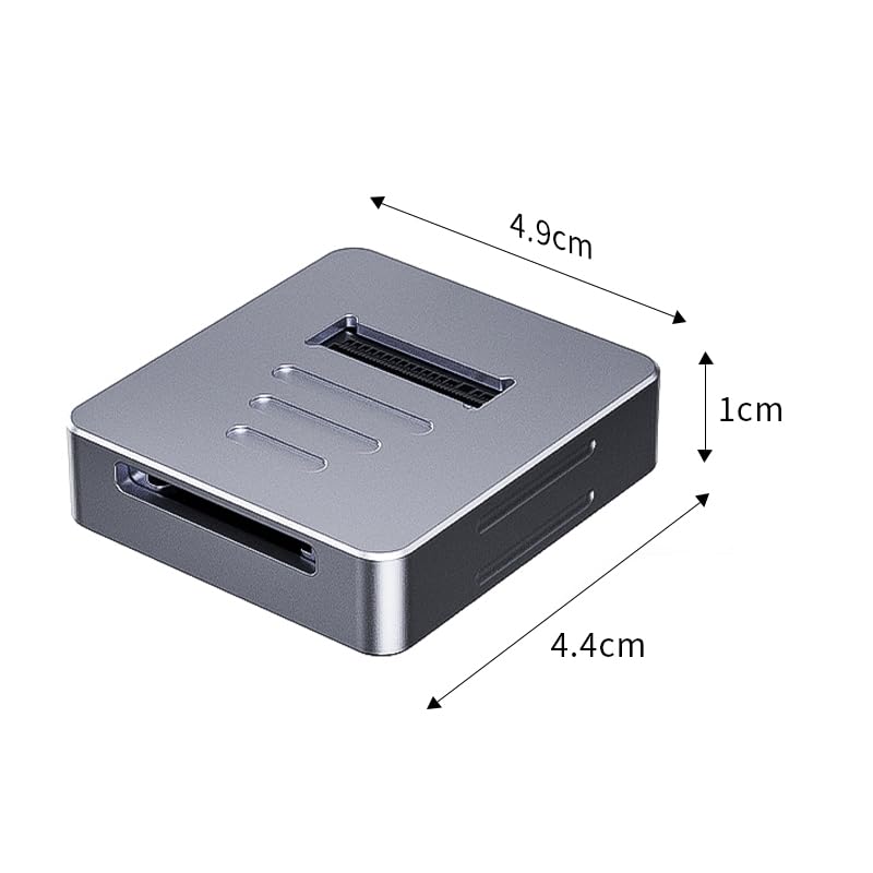 M.2 NVMe to USB Reader Adapter, 10Gbps NVMe Dock, USB 3.2 PCIe NVMe Enclosure for NVMe SSD & SD Card