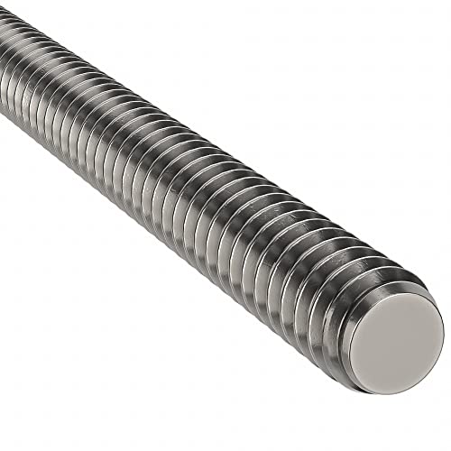 Lamons Medium-Strength Threaded Rod, Grade B7 Black-Oxide Steel, 5/8"-11 Thread Size, 6" Long (Qty 3Each)