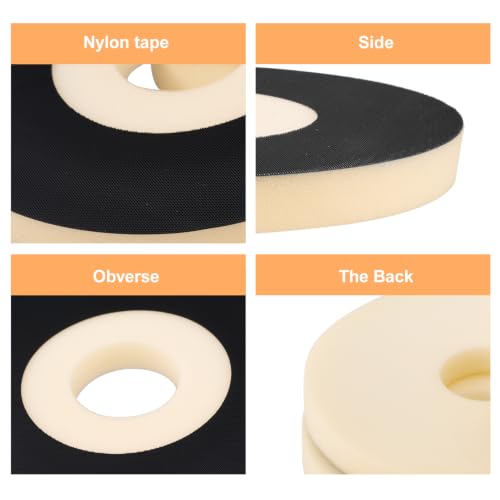 4Pcs 8.5" Drywall Sander Backing Pad 0.8" Sponge Cushion Buffer