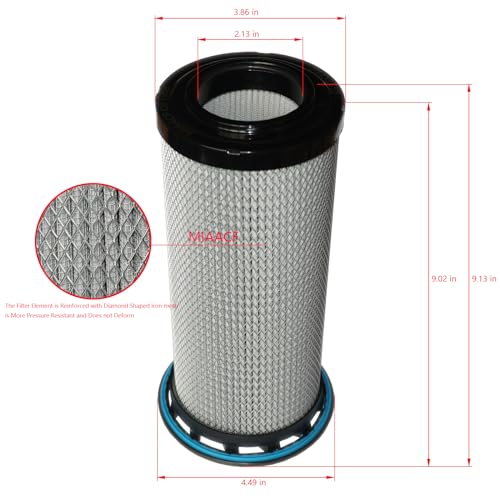 23424922 MIAACF Oil Filter Element Compatible with R55-75 R90-132 UP5 Air Compressor Compression Equipment Accessories