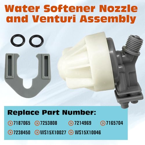 Water Softener Nozzle and Venturi Assembly 7187065 Replacement