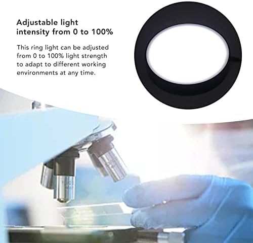 LED Microscope Rings Light Illuminators Microscope Lamp LED Rings Light Source for Laboratories AC 0‑250V