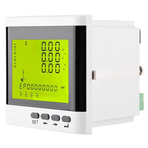 FTVOGUE Multi Function Three Phase Programmable Power Meter Electric Digital LED Ammeter Voltmeter,Electric Energy and Measuring Instruments