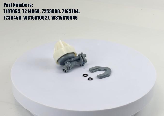 7187065 Water Softener Nozzle and Venturi Assembly Compatible with GE, Kenmore, Morton, Whirlpool, NorthStar, Rheem Replaces# 7253808, 7214969, 7165704, 7238450, WS15X10027, WS15X10046
