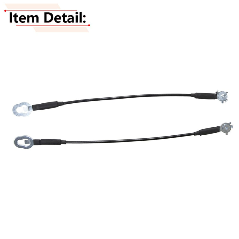 RLB-HILON Tailgate Cable Compatible with Toyota Tundra 2007 to 2021 Year, Lift Gate Support Straps Pickup