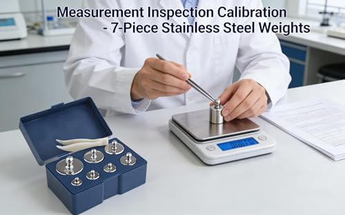 MAGIKON Calibration Weight Set, 7Pcs 500g Stainless Steel with Case