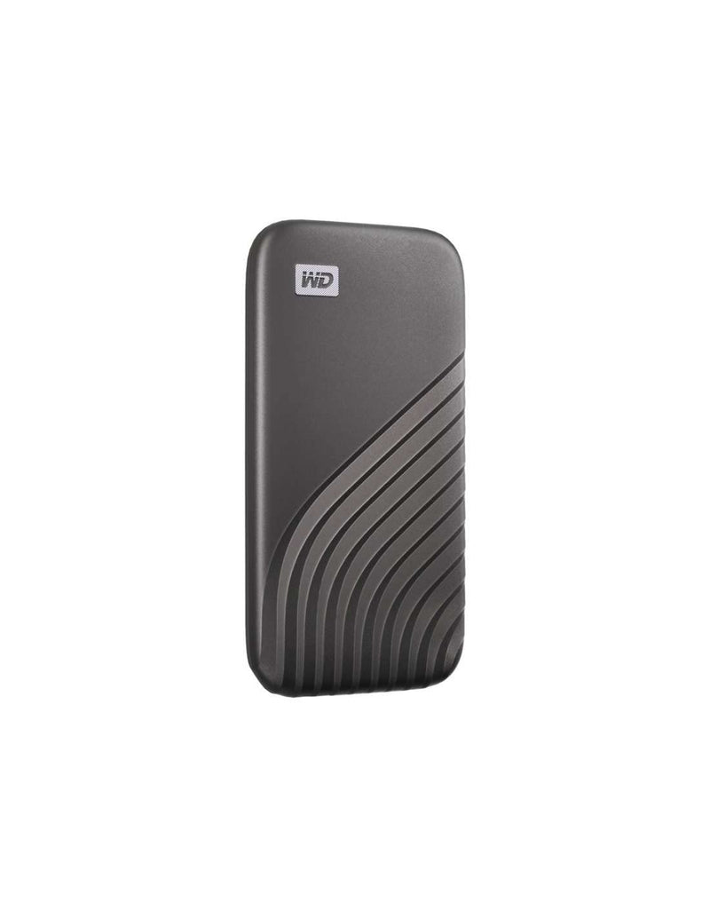 Western Digital 500GB My Passport SSD Portable External Solid State Drive, Gray, Sturdy and Blazing Fast, Password Protection with Hardware Encryption - WDBAGF5000AGY-WESN
