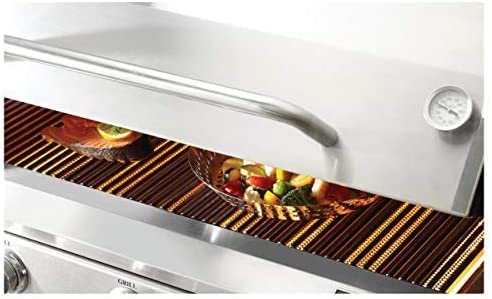 12" Stainless Steel Grill Skillet & Deep Fryer Strainer Basket with Removable Handle - BBQ Grill Pan for Seafood & Vegetables - Outdoor Camping & Backpacking Grilling Accessory by Mr. Bar-B-Q 06753Y 11.99x12 Inch Silver