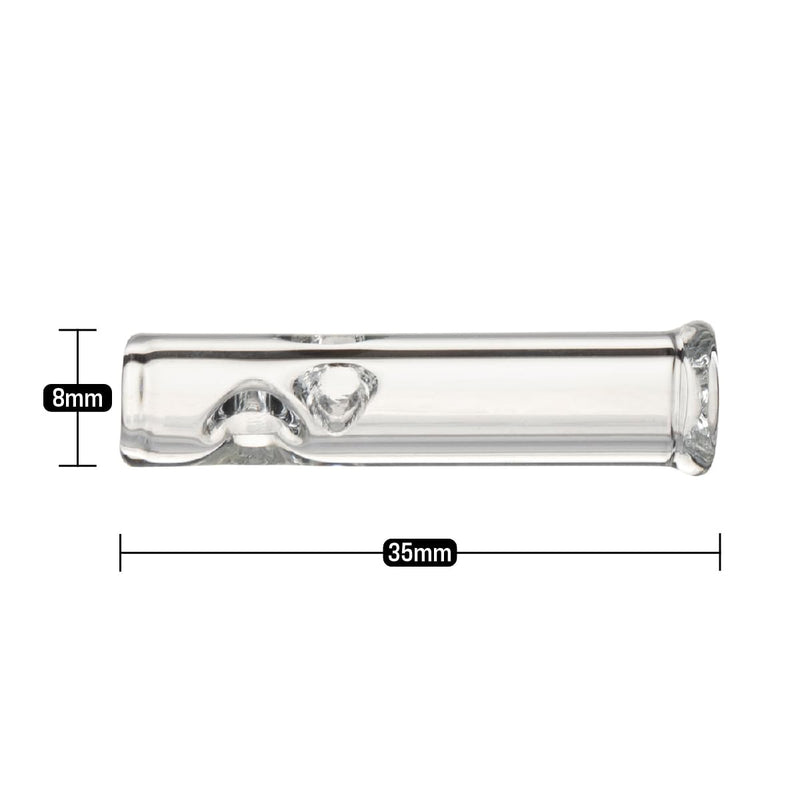 BIO Glass 'The Edge' 2 Pokes Glass Tips, 8mm - 100 Count 8mm - 100 Tips