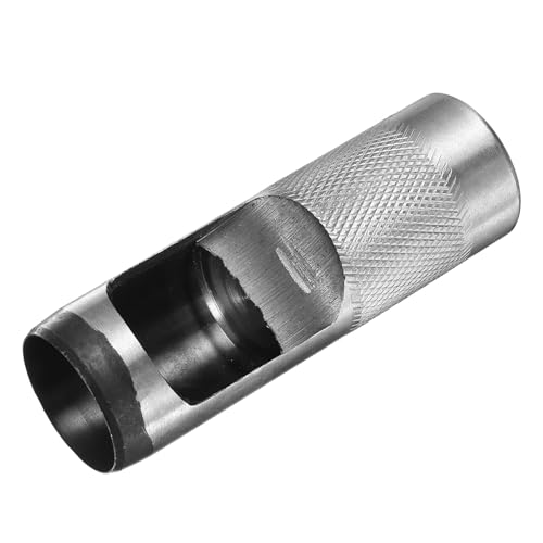 HARFINGTON Leather Round Hole Punch, 32mm Hollow Hole Puncher Cutter Carbon Steel Circle Hole Punching Cutting Tool for Belt/DIY Leather Craft 1