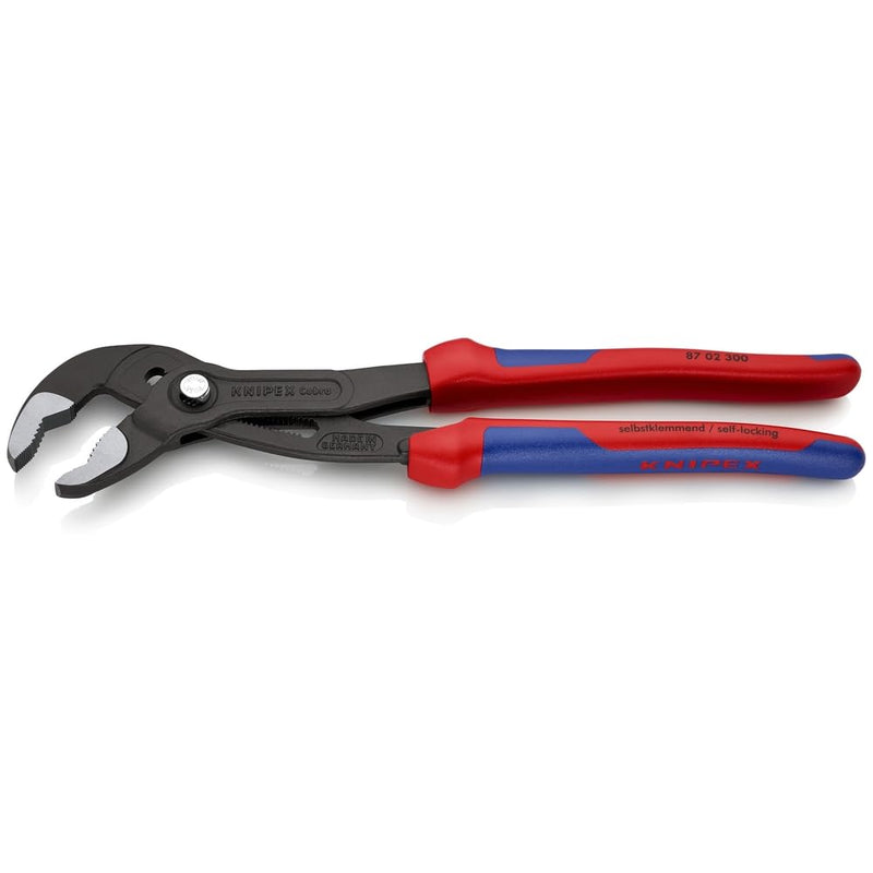 KNIPEX - 87 02 300 Tools - Cobra Water Pump Pliers, Multi-Component (8702300) 12-Inch Comfort Grip