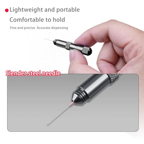 Precise Metal Model Dispensing Stick Metal Glues Dispenser Tool Needle Tip for Miniature Model Building and Crafting