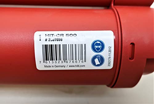 HILTI HIT-CR-500 RED Adhesive Cartridge Holder for HDM Manual Dispenser