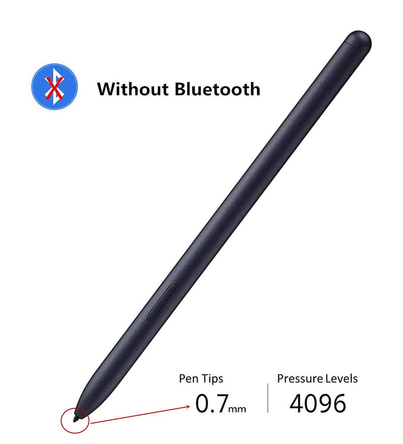 2Pcs Stylus Pen Replacement for Samsung Galaxy Tab S7 I S7+, S8 I S8+ I S8 Ultra, S9 I S9+ I S9 Ultra All Versions Stylus s Pen (Without Bluetooth) with 5xTips (Black)