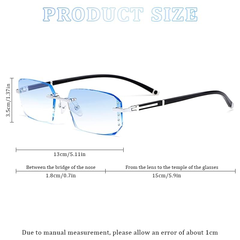 2026 New Clarity Glasses, Clarity Multifunctional Smart Blue Glasses, Automatic Adjustment Eye Reading Glasse for Men-Women with Case and Glasse