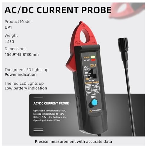 UP1 AC/DC Current Clamp Meter Transducer for Digital Oscilloscope 100A