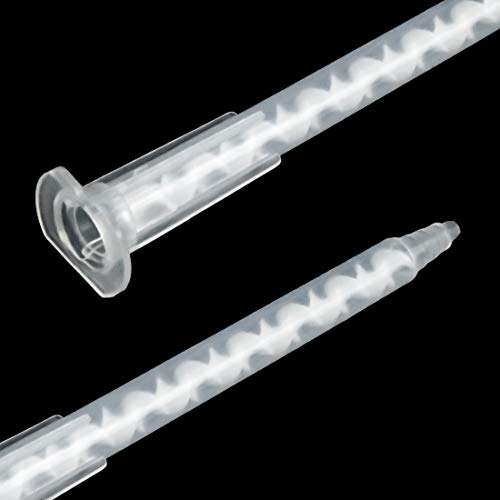 Xiaoyztan 50Pcs 1.3ml Epoxy Mixing Nozzle for AB Glue