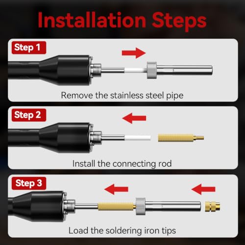 Threaded Inserts Set 350pcs M2-M8 and 9 Repair Tips Digital Soldering Iron M2-M8+350Pcs Heat Inserts