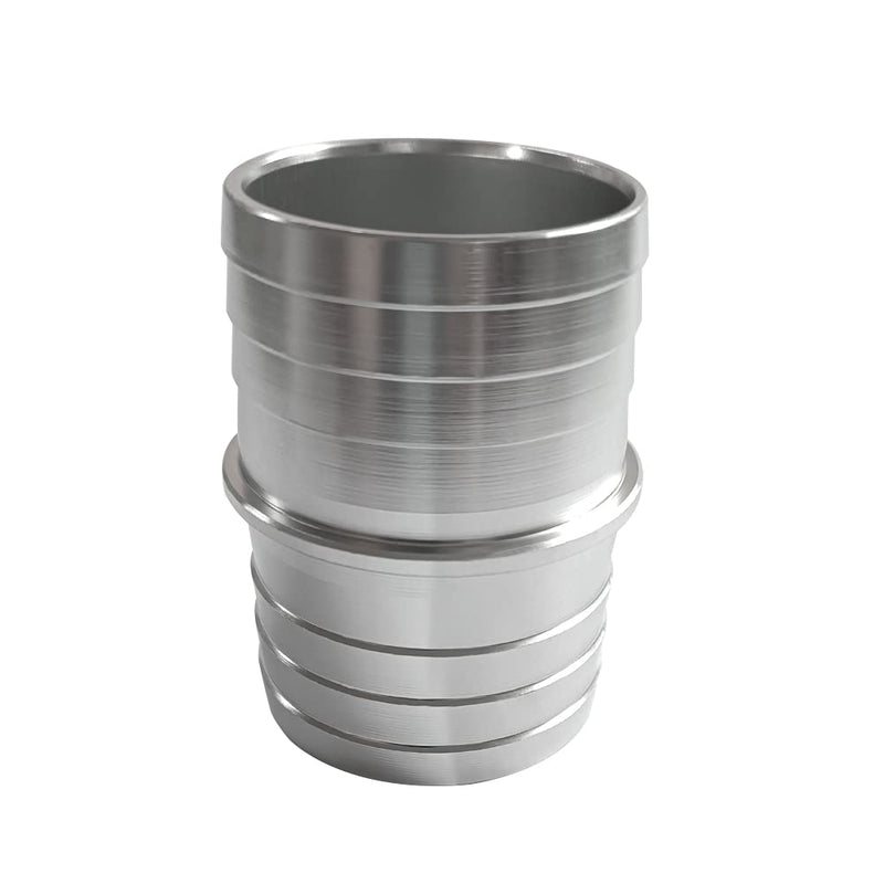 1-1/2 Inch Hose Barb Splice Coupler Repair Fitting, Aluminum Adapter Connector Radiator Coolant Intercooler Heat Exchanger Fluid Designed (1 pcs) 1-1/2"x1-1/2" 1.0