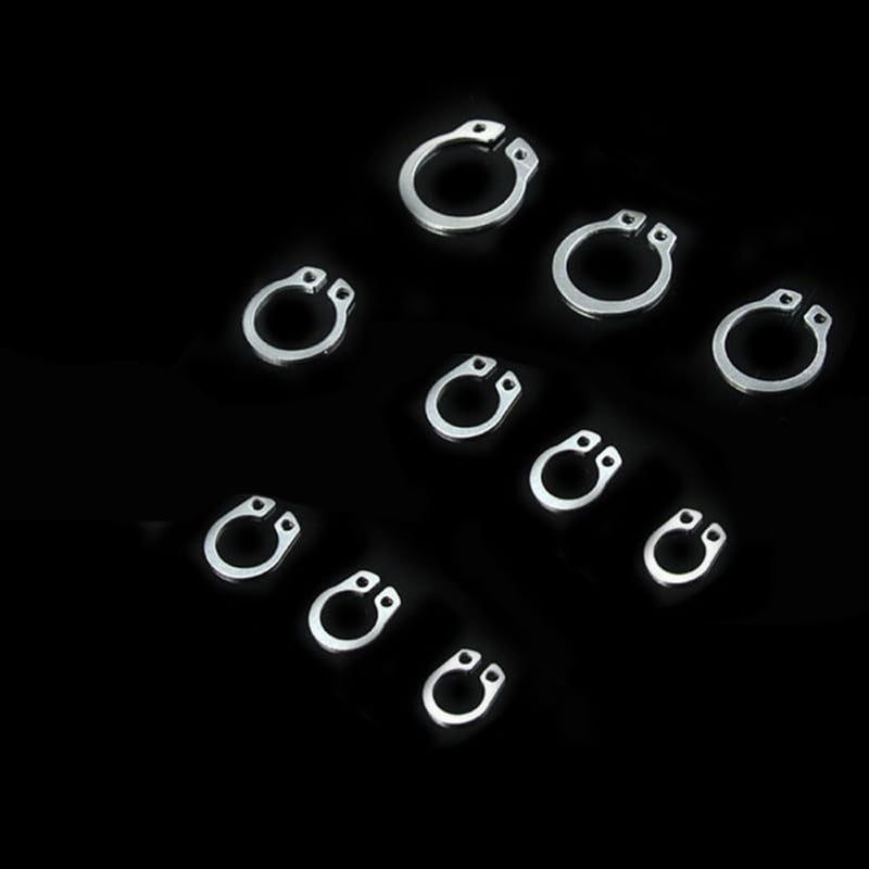 ULTECHNOVO 100pcs External Retaining Ring Snap Circlip Fastener Set