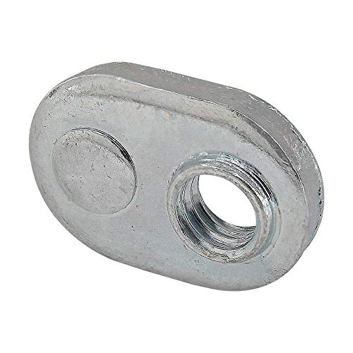 8020, 25-1951, 25 Series M5 x 0.8 Offset Slide in Economy T-Nut Steel Hardware Nuts for use with M5 Bolts on 25 Series 25mm Aluminum Extrusions 80/20 (100) 100