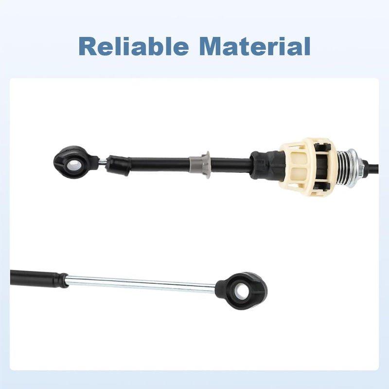 Automatic Transmission Gear Shift Cable Compatible with Ford F-150 F150 2004-2005 4.2L V6 4.6L 5.4L V8 Replacement for 4L3Z-7E395-BA 4L3Z7E395BA Gearshift Control Lever Selctor