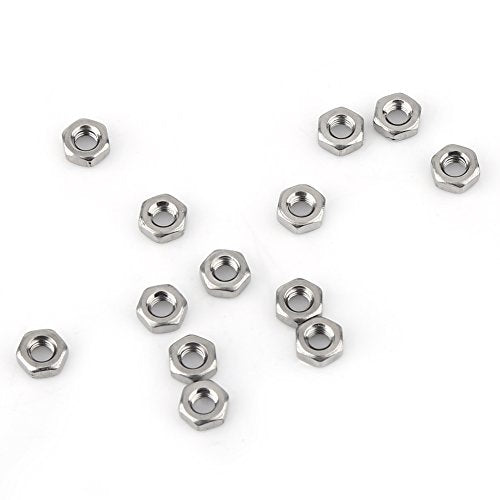 Button Head Hex Socket Head Bolts Screws Nut Assortment Kit, 300Pcs M3 Stainless Steel Hex Socket Screws Nuts with Storage Box, Fastener