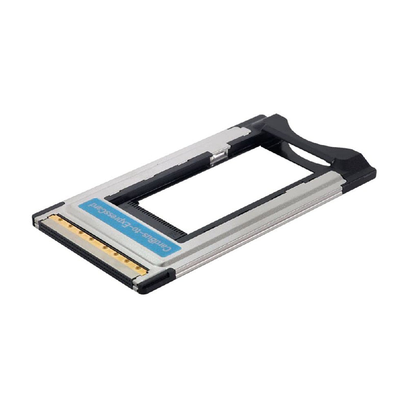 Cablecc ExpressCard Express Card to PCMCIA PC Converter Card Adapter 34mm to 54mm Silver 34mm to 54mm for Laptop