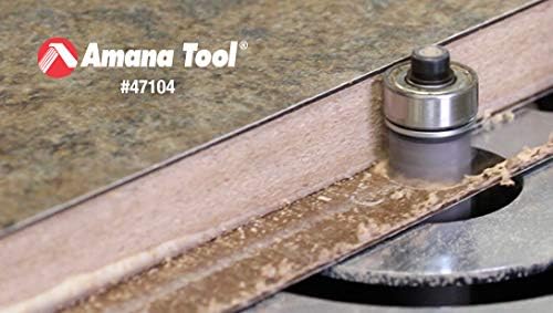 Amana Tool - MR0105 Carbide Tipped Miniature Flush Trim 3/16 Dia x 7/16 x 1/8" Shank w