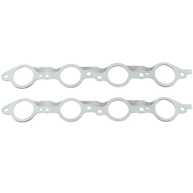 DSkoiph 12617944 Exhaust Manifold Gasket Bolts Kit Compatible with Silverado Sierra Suburban 1500 2500 HD Yukon CTS Escalade MLS LS LQ LM7 4.8L 5.3L 5.7L 6.0L 6.2L (Manifold Gaskets with Bolts) Manifold Gaskets with Bolts