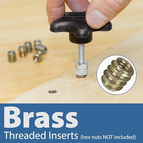 46 Piece T Track Bolts and Knobs Kit 1/4-20 46 Piece Kit - 1/4"-20