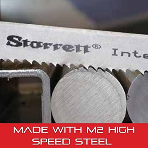 Starrett Intenss Bi-Metal Band Saw Blade, 5' 4-1/2" L x 1/2" W x .025" T