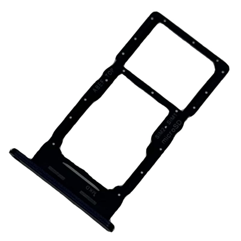 Galaxy A25 5G Dual SIM Card Tray Slot Holder Replacement for Samsung Galaxy A25 5G SM-A256E/DSN 6.5 inch with Sim Card Tray Open Eject Pin and SD Card Tray (Black) Black