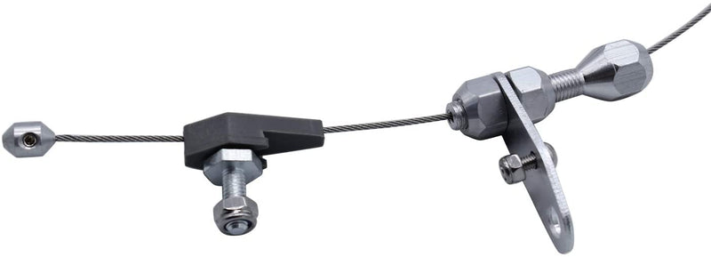 1 SET SHLPDFM Kick Down Cable Fits for All Ford C-4 Transmissions Flexible Stainless Steel Kickdown Cable Kit