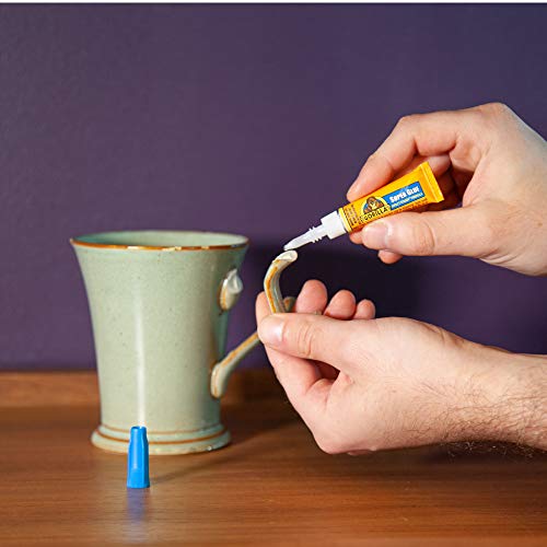 Gorilla Super Glue, Fast‑Setting, Impact‑Tough All‑Purpose Adhesive with Anti-Clog Cap, 4-3 g Tubes, (Pack of 1) - Clear Pack of 1 Liquid